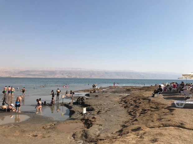 Swimming in The Dead Sea