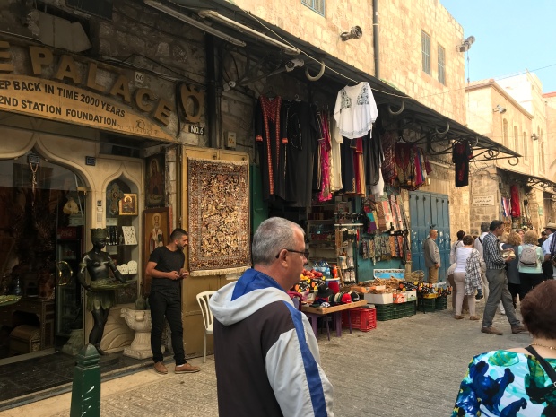 Vendors in the streets of Jerusalem