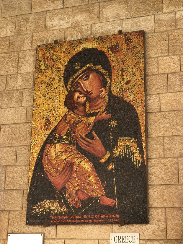 Greek Blessed Mother and Jesus
