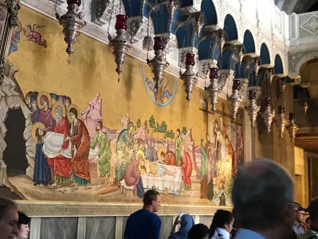 Inside the Church of The Holy Sepulchre Jerusalem